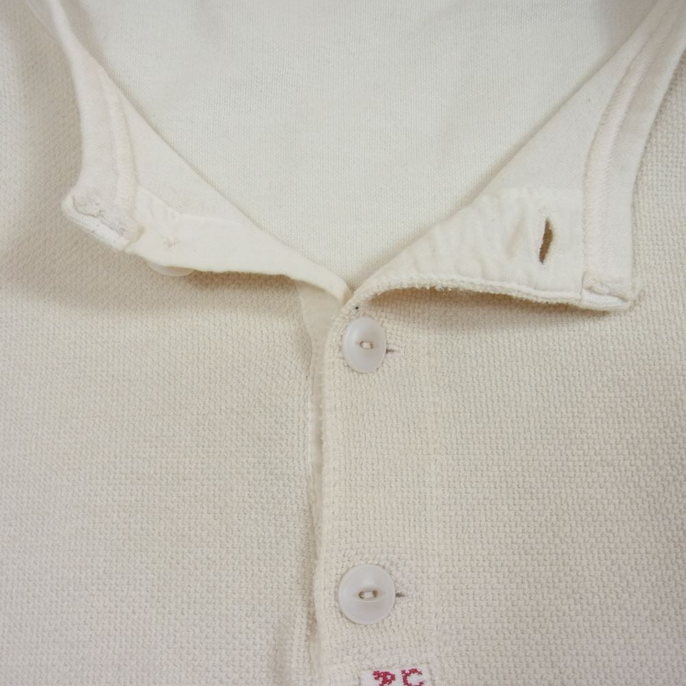 PORTER CLASSIC ポータークラシック SUMMER PILE LONG SLEEVE サマーパイル ロングスリーブ 長袖 カットソー オフホワイト系 3【中古】