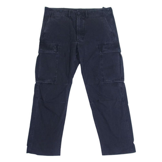 RRL ダブルアールエル 390 TROUSERS CARGO PANT カーゴ トラウザーズ パンツ ブラック系 34【中古】