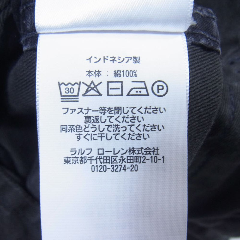 RRL ダブルアールエル 390 TROUSERS CARGO PANT カーゴ トラウザーズ パンツ ブラック系 34【中古】