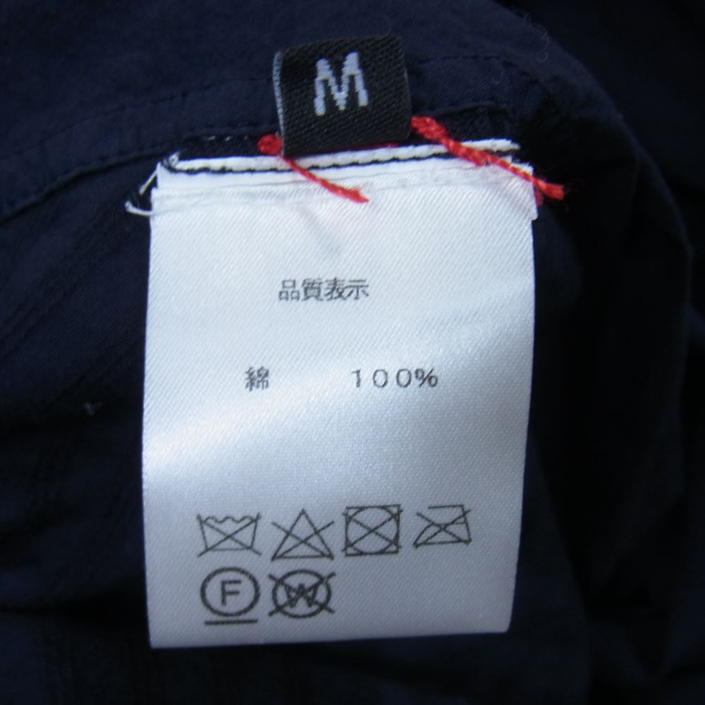 ケイシーケイシー 19HC278 バンドカラー ポケット付き 切替 長袖 シャツ ブラック系 M【中古】