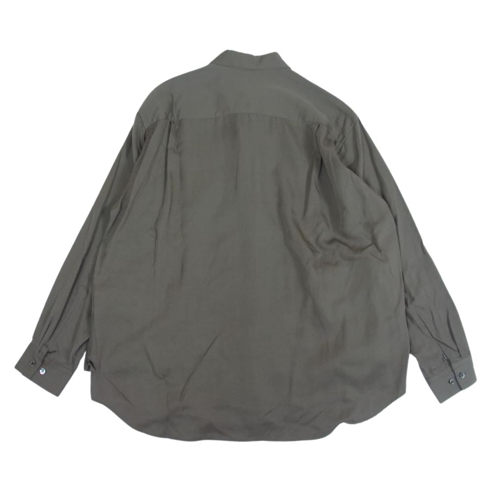 UNDERCOVER アンダーカバー 22AW UI2B4403 UNDERCOVERISM アンダーカバイズム 変形ポケット レーヨン100％ 長袖 シャツ カーキ系 4【中古】