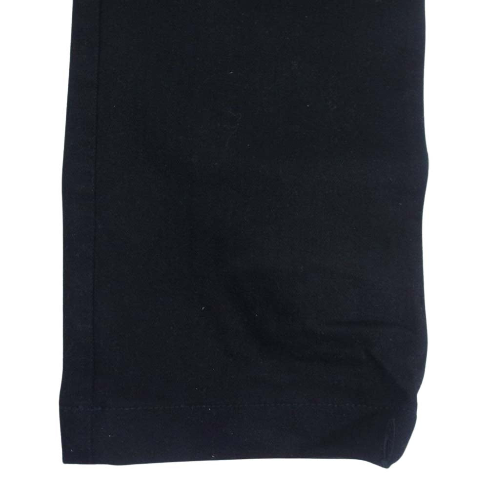 アミリ ストレッチ ボタンフライ カーゴポケット パンツ ブラック系 34【中古】