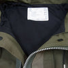 Sacai サカイ 21SS 21-02533M Nylon Twill x Outdoor Blouson ナイロンツイル アウトドア ブルゾン MA-1 ドッキング フーデッド ジャケット カーキ系 3【美品】【中古】