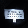 MAISON MARGIELA メゾンマルジェラ 22AW SI1HA0013 S17781 ④⑭ライン コットンウール 7ゲージ ドライバーズニット ジップアップ ハイネック カーディガン ブラック系 XL【美品】【中古】