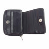 CHROME HEARTS クロムハーツ（原本無） SQ ZIP BILL スクエアジップビル ラウンドジップ レザー ウォレット 財布 ブラック系【中古】