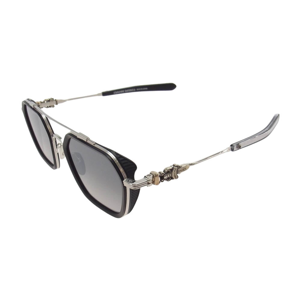 CHROME HEARTS クロムハーツ（原本無） HOTATION ダガーテンプル ダブルブリッジ サングラス ブラック系 シルバー系【中古】