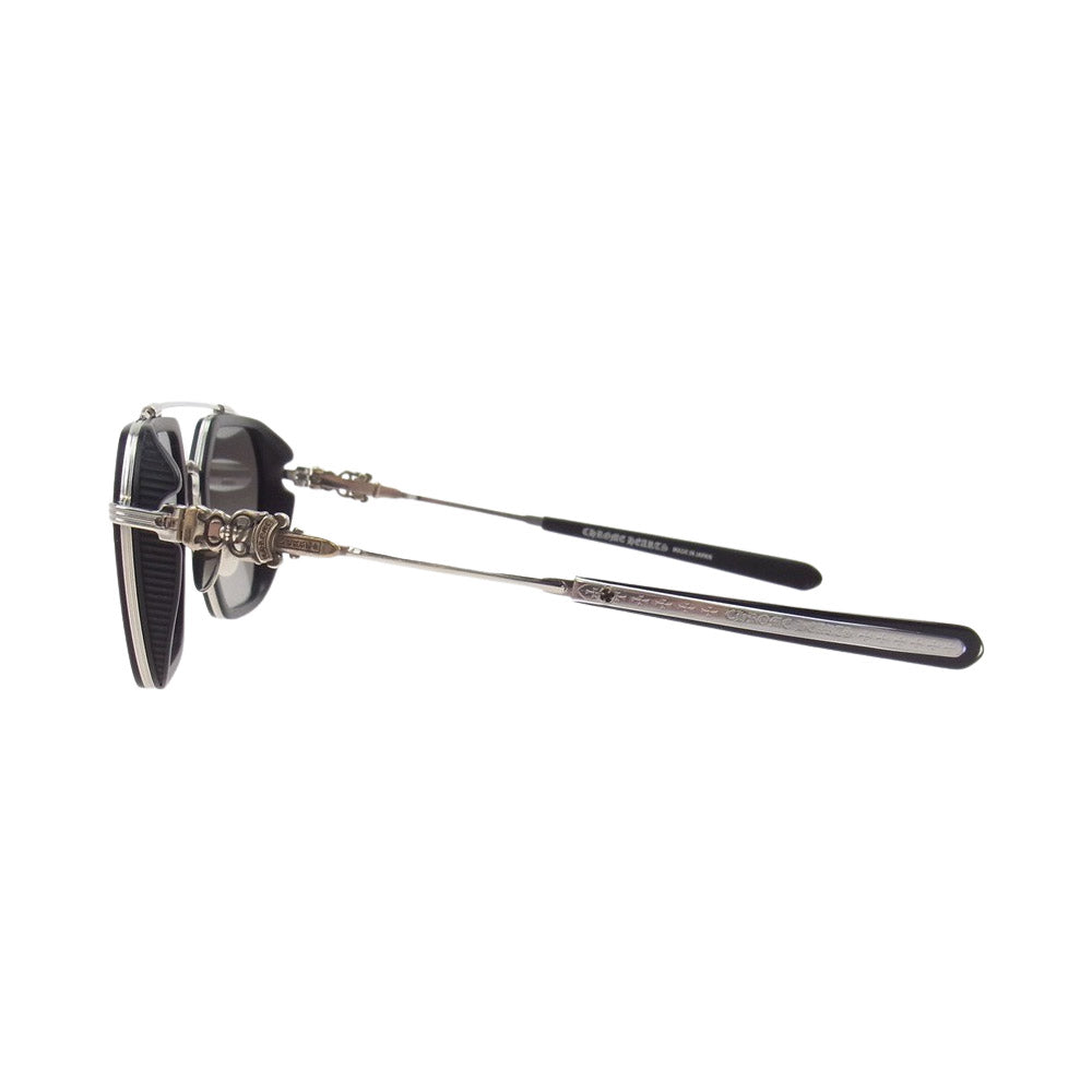 CHROME HEARTS クロムハーツ（原本無） HOTATION ダガーテンプル ダブルブリッジ サングラス ブラック系 シルバー系【中古】
