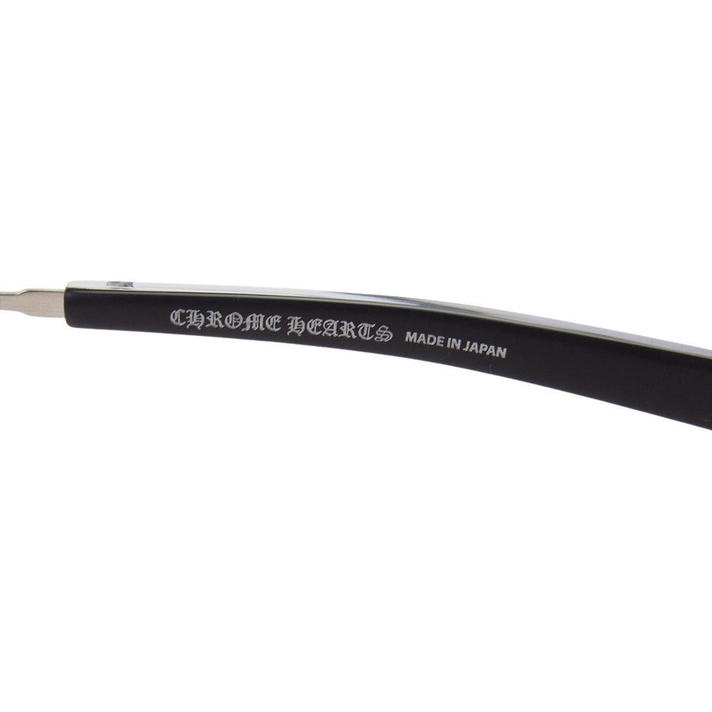 CHROME HEARTS クロムハーツ（原本無） HOTATION ダガーテンプル ダブルブリッジ サングラス ブラック系 シルバー系【中古】