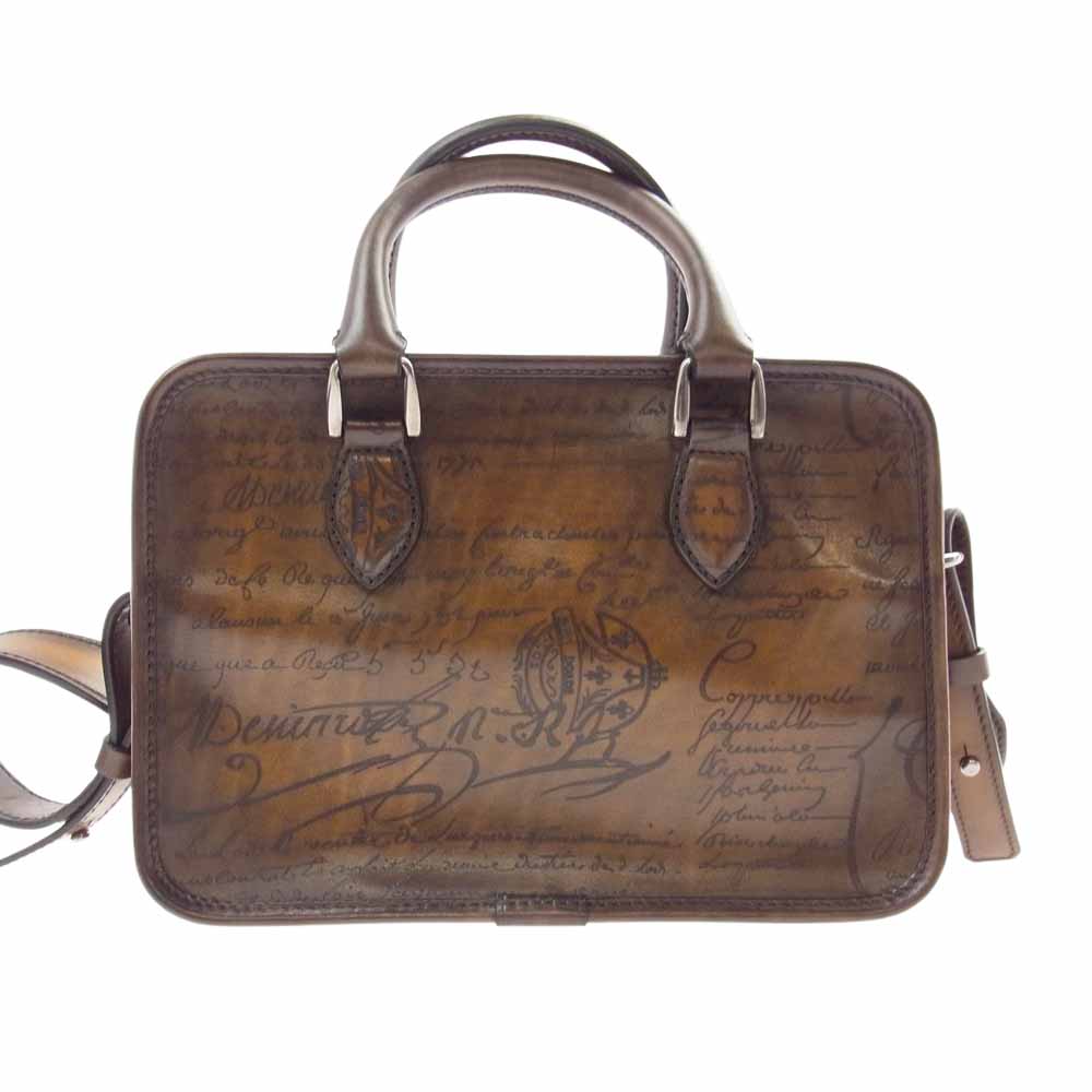 Berluti ベルルッティ  ガリバー 2WAY ハンドバッグ ショルダーバッグ ブラウン系【中古】