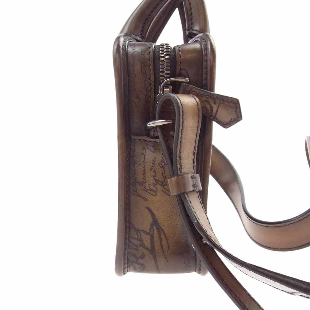 Berluti ベルルッティ  ガリバー 2WAY ハンドバッグ ショルダーバッグ ブラウン系【中古】