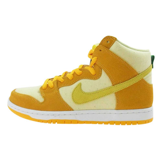 NIKE ナイキ DM0808-700 SB Dunk High Pineapple ダンク ハイ パイナップル ハイカット スニーカー イエロー系 26.5cm【極上美品】【中古】