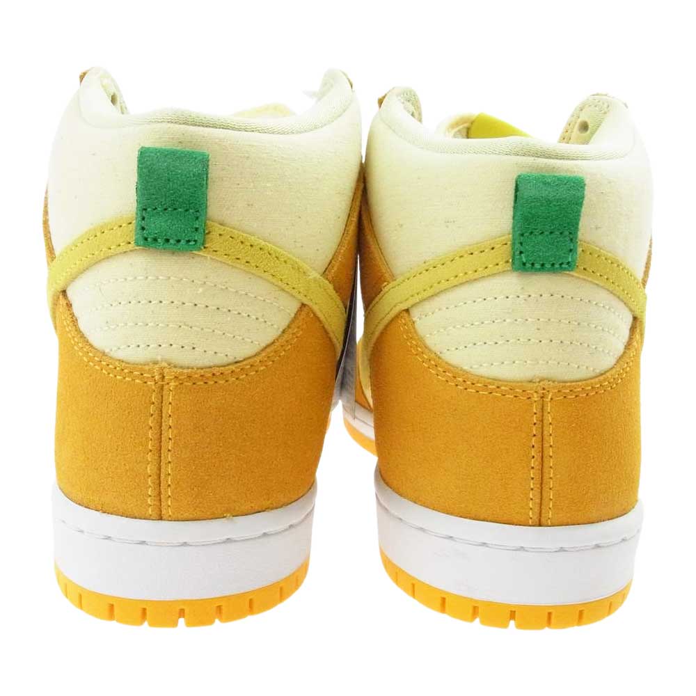 NIKE ナイキ DM0808-700 SB Dunk High Pineapple ダンク ハイ パイナップル ハイカット スニーカー イエロー系 26.5cm【極上美品】【中古】