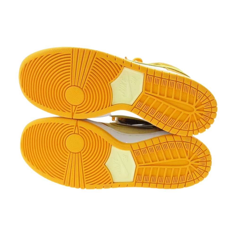 NIKE ナイキ DM0808-700 SB Dunk High Pineapple ダンク ハイ パイナップル ハイカット スニーカー イエロー系 26.5cm【極上美品】【中古】
