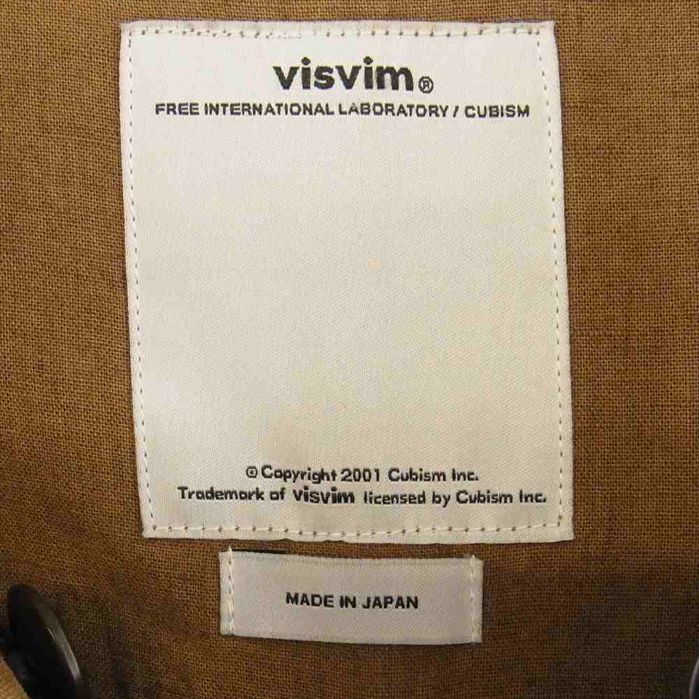 VISVIM ビズビム 15AW 0115205013022 TOWNSEND COAT DMGD フーデッド ミリタリー モッズコート ブラウン系 2【中古】