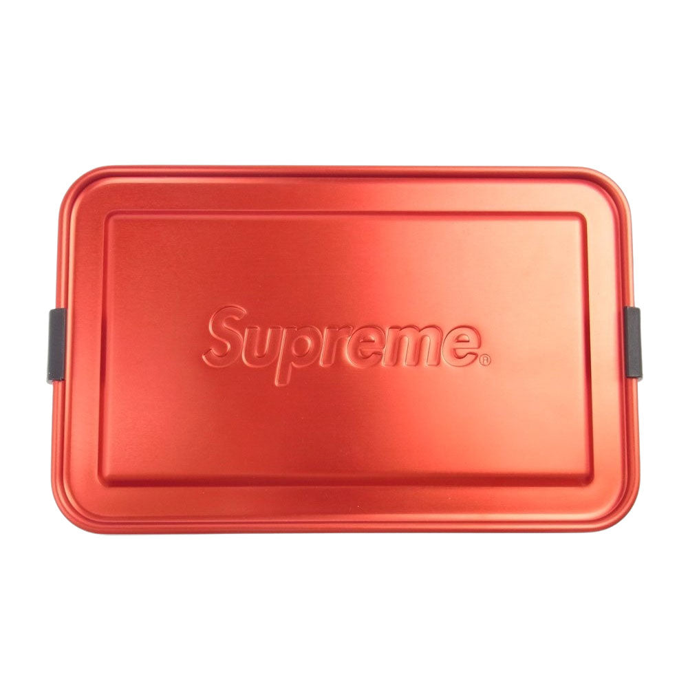 Supreme シュプリーム 18SS SIGG METAL BOX PLUS Large シグ ラージ メタルボックス レッド系【極上美品】【中古】