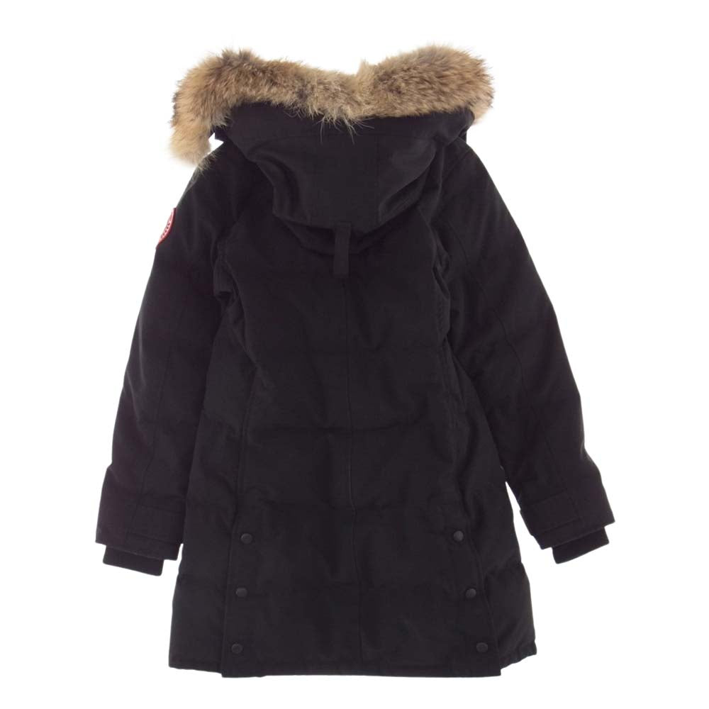 CANADA GOOSE カナダグース 3802LA 国内正規品 サザビーリーグ SHELBURNE PARKA シェルバーン パーカ ファーフード付き ダウンジャケット ブラック系 XS【中古】