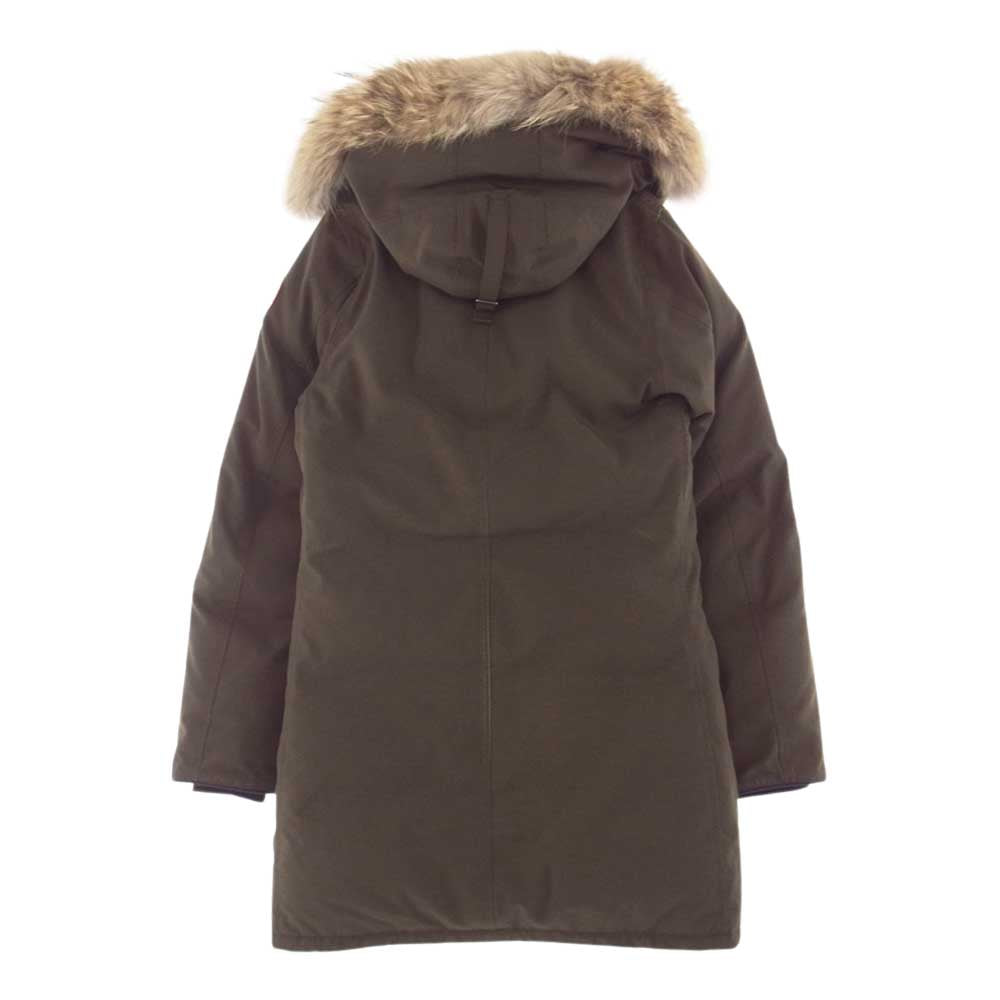 CANADA GOOSE カナダグース 2600JL R 国内正規品 グリフィンタグ BRONTE PARKA ブロンテ パーカ ファーフード付き ダウンジャケット カーキ系 M【中古】