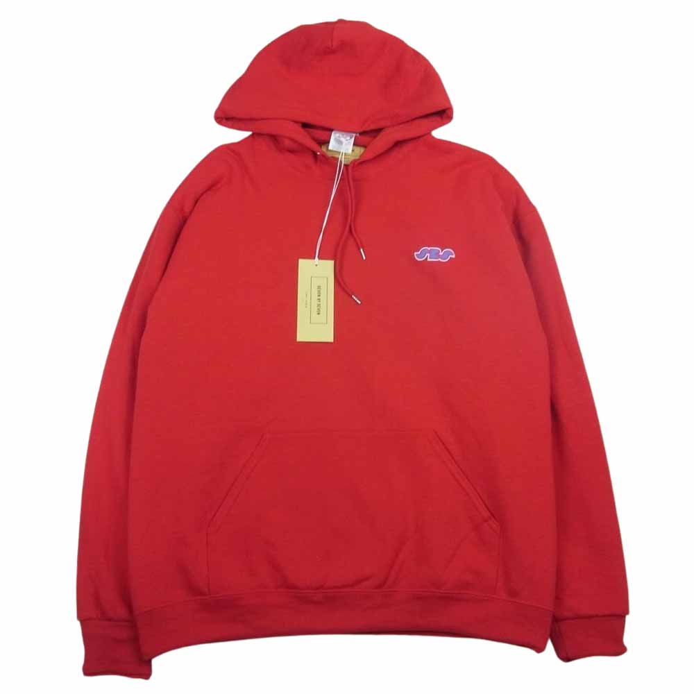 セブンバイセブン 800-1266048 RIVERSIBLE HOODIE リバーシブル スウェット パーカー レッド系 M【新古品】【未使用】【中古】
