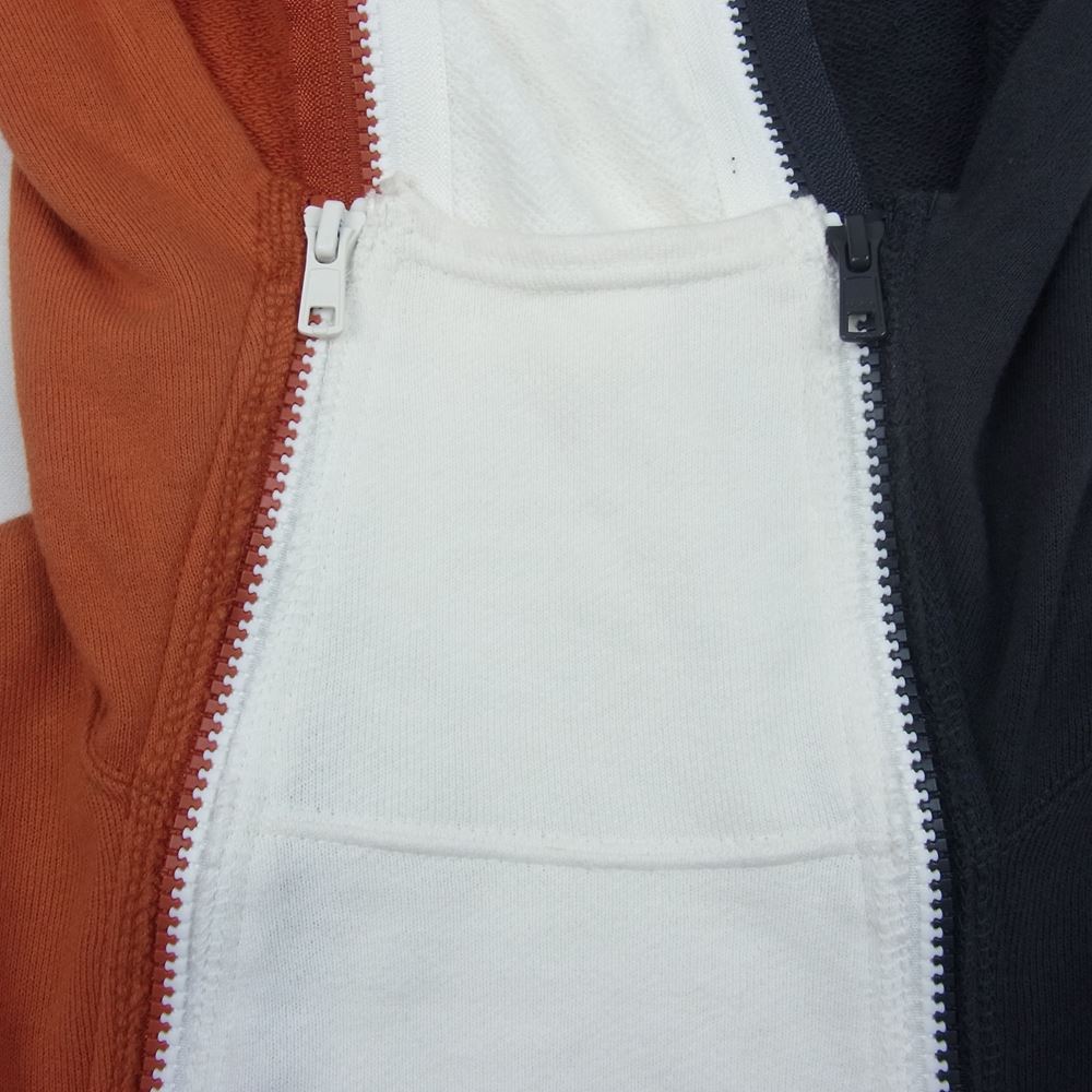 MOUNTAIN RESEARCH マウンテンリサーチ MTR-3232 4 ZIP PARKA ジップパーカー 切替え フーディー マルチカラー系 S【中古】
