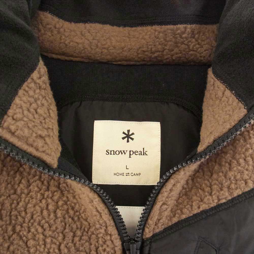 peak スノーピーク ジャケット MM Thermal Boa Fleece jacket ボア フリース ジャケット オリーブ系 L【新古品】【未使用】【中古】 snowpeak スノーピーク MM Thermal Boa Fleece jacket ボア フリース