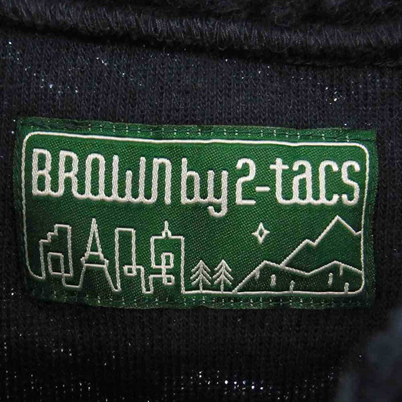 BROWN by 2-tacs ブラウンバイツータックス B24-RA002 RA Crew ウール