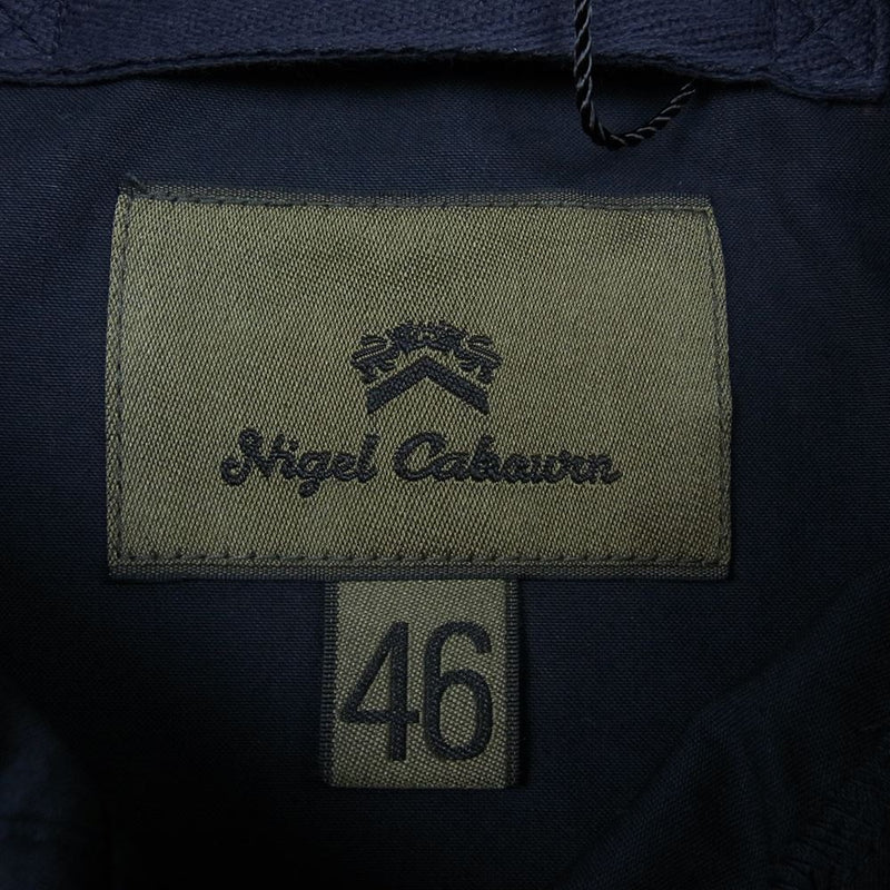 Nigel Cabourn ナイジェルケーボン 50s ANORACK COTTON NYLON NAVY アノラック パーカー ジャケット 46 ネイビー系 46【新古品】【未使用】【中古】