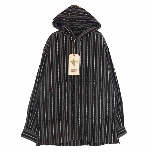 SASAFRAS ササフラス SF-191528 Landscaper Shell Bud Half Blanket ランドスケーパーシェルバドハーフ ブランケット ジャケット ブラック系 S【新古品】【未使用】【中古】