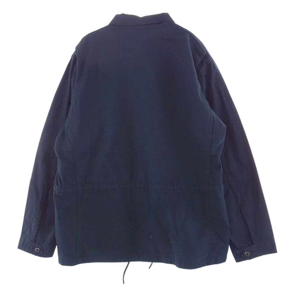 Nigel Cabourn ナイジェルケーボン  NCOS-AW21-JK LYBRO JK-54 ZIP MILITARY JK HB ライブロ ミリタリージャケット ネイビー系 52【新古品】【未使用】【中古】