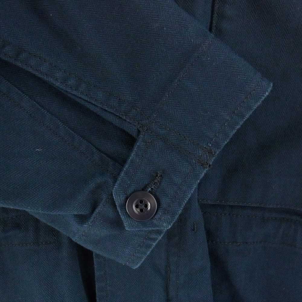 Nigel Cabourn ナイジェルケーボン  NCOS-AW21-JK LYBRO JK-54 ZIP MILITARY JK HB ライブロ ミリタリージャケット ネイビー系 52【新古品】【未使用】【中古】