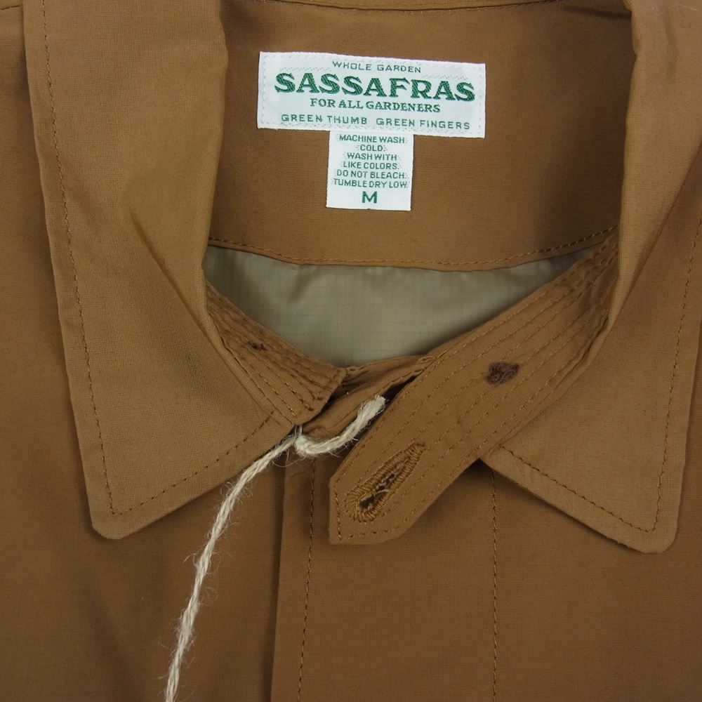 SASAFRAS ササフラス SF-211841 Gardening At Night Coat 60/40 ガーデニング アット ナイト コート カーキ系 M【新古品】【未使用】【中古】