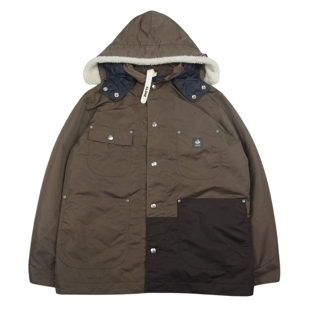 MOUNTAIN RESEARCH マウンテンリサーチ MTR-3354 Logger JKT ロガー ナイロン パーカー ジャケット ブラウン系 S【中古】