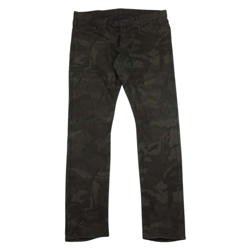 HYSTERIC GLAMOUR ヒステリックグラマー 0243AP19 カモ ストレッチ スキニー パンツ  カーキ系 34【中古】