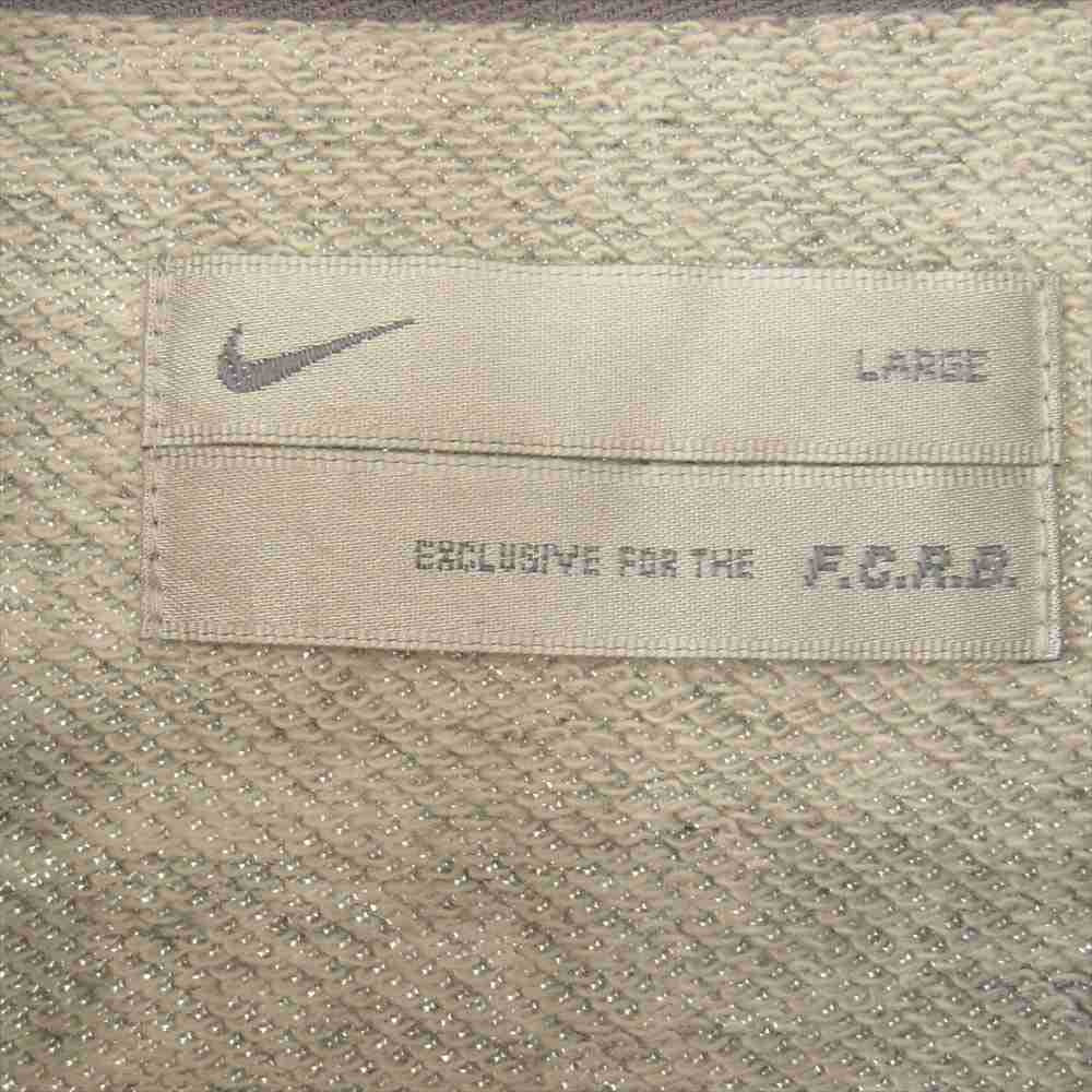 F.C.R.B. エフシーアールビー 319026 ロゴワッペン カモフラ ZIP フルジップ スウェット グレー系 L【中古】