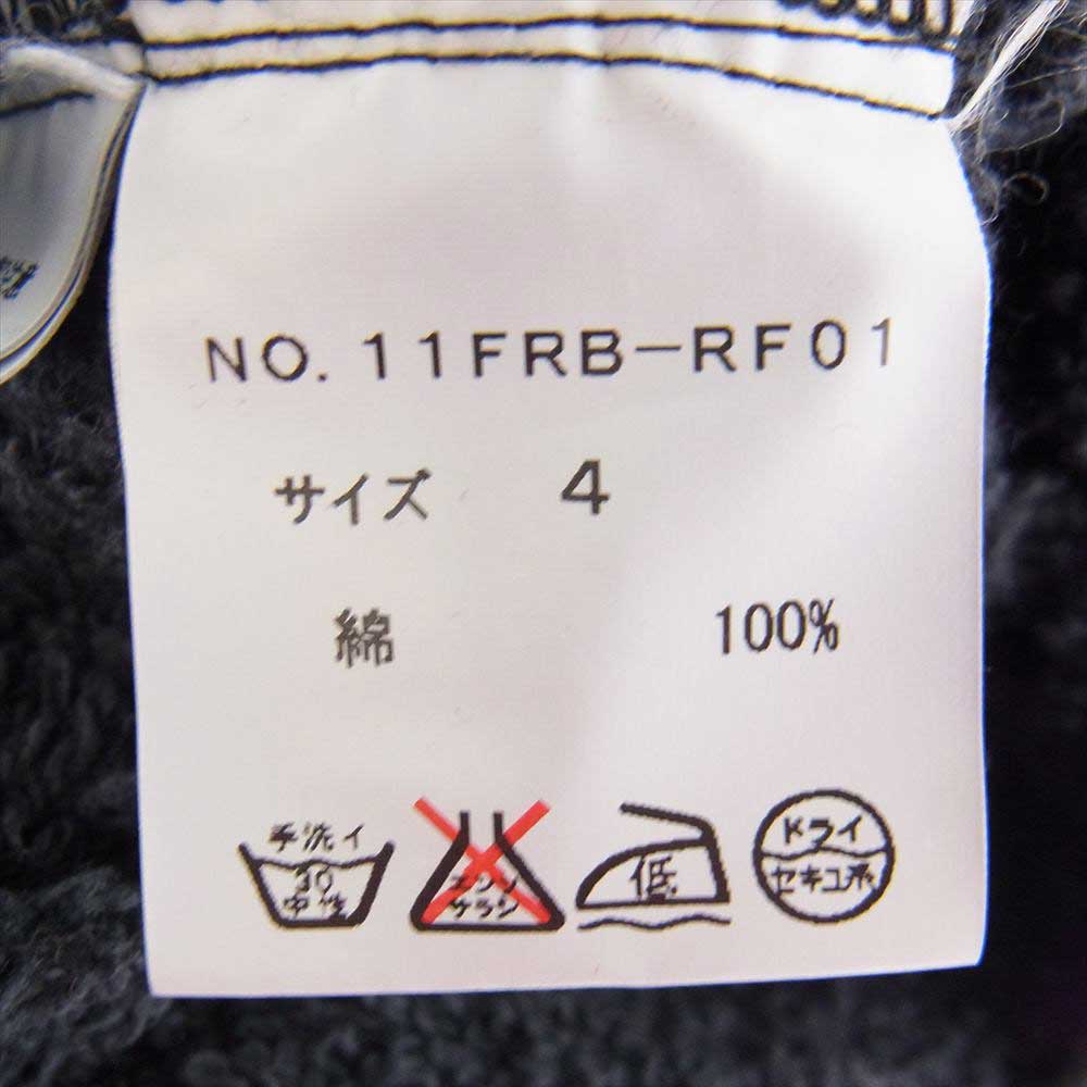 ROAR ロアー 11FRB-RF01 LOVE PEACE 二丁拳銃 クラウン ラインストーン パーカー フーディ ブラック系 4【中古】