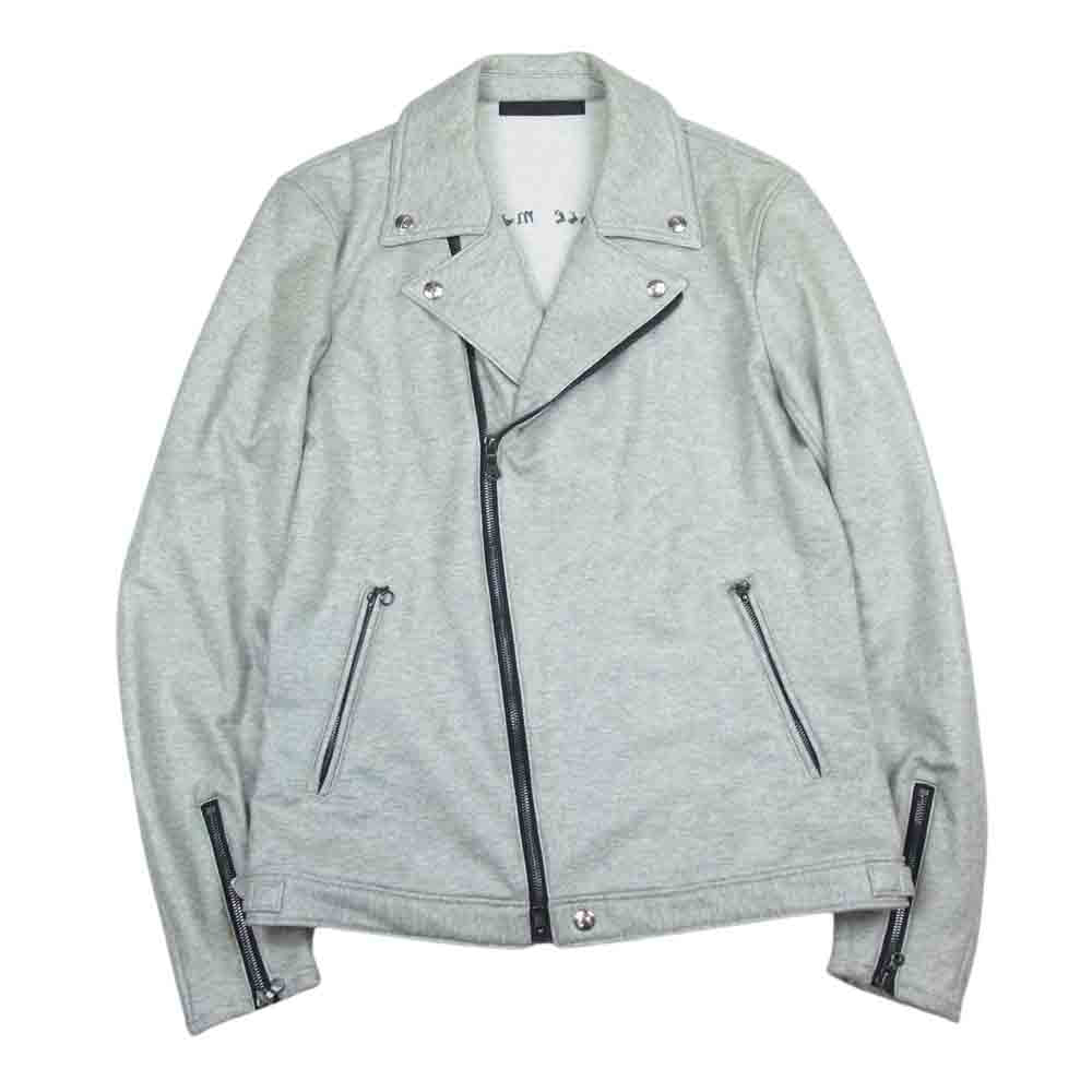 ROAR ロアー 14AW 14FRB-05A 二丁拳銃 バック 刺繍 ダブルライダースジャケット グレー系 3【中古】