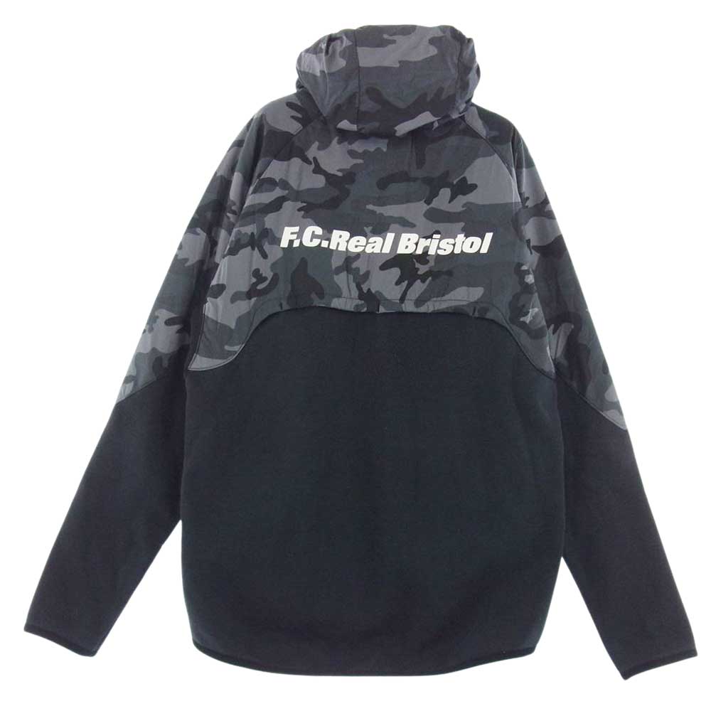 F.C.R.B. エフシーアールビー 14AW 684604 NIKE ナイキ SWEAT HOODY カモフラ スウッシュロゴ スウェット フルジップ パーカー M【中古】