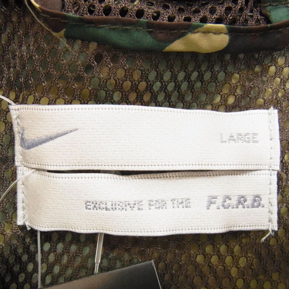 F.C.R.B. エフシーアールビー 534627 NIKE MASTER MIND JAPAN ナイキ マスターマインドジャパン カモ柄 スウッシュ ウォームアップ ジャケット グリーン系 L【新古品】【未使用】【中古】