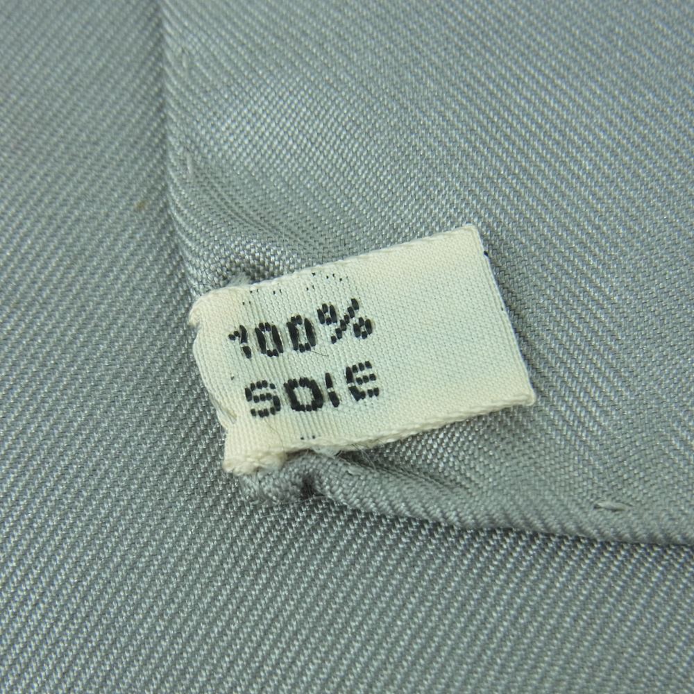 HERMES エルメス カレ 90 クリッククラック シルク100％ スカーフ scarf グレー系 レッド系【中古】