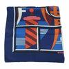 HERMES エルメス カレ 90 RIALTO シルク100％ スカーフ scarf ネイビー系 マルチカラー系【中古】