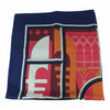 HERMES エルメス カレ 90 RIALTO シルク100％ スカーフ scarf ネイビー系 マルチカラー系【中古】