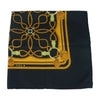 HERMES エルメス カレ 90 黄金の拍車 Eperon d'or シルク100％ スカーフ scarf ブラック系 オレンジ系【中古】