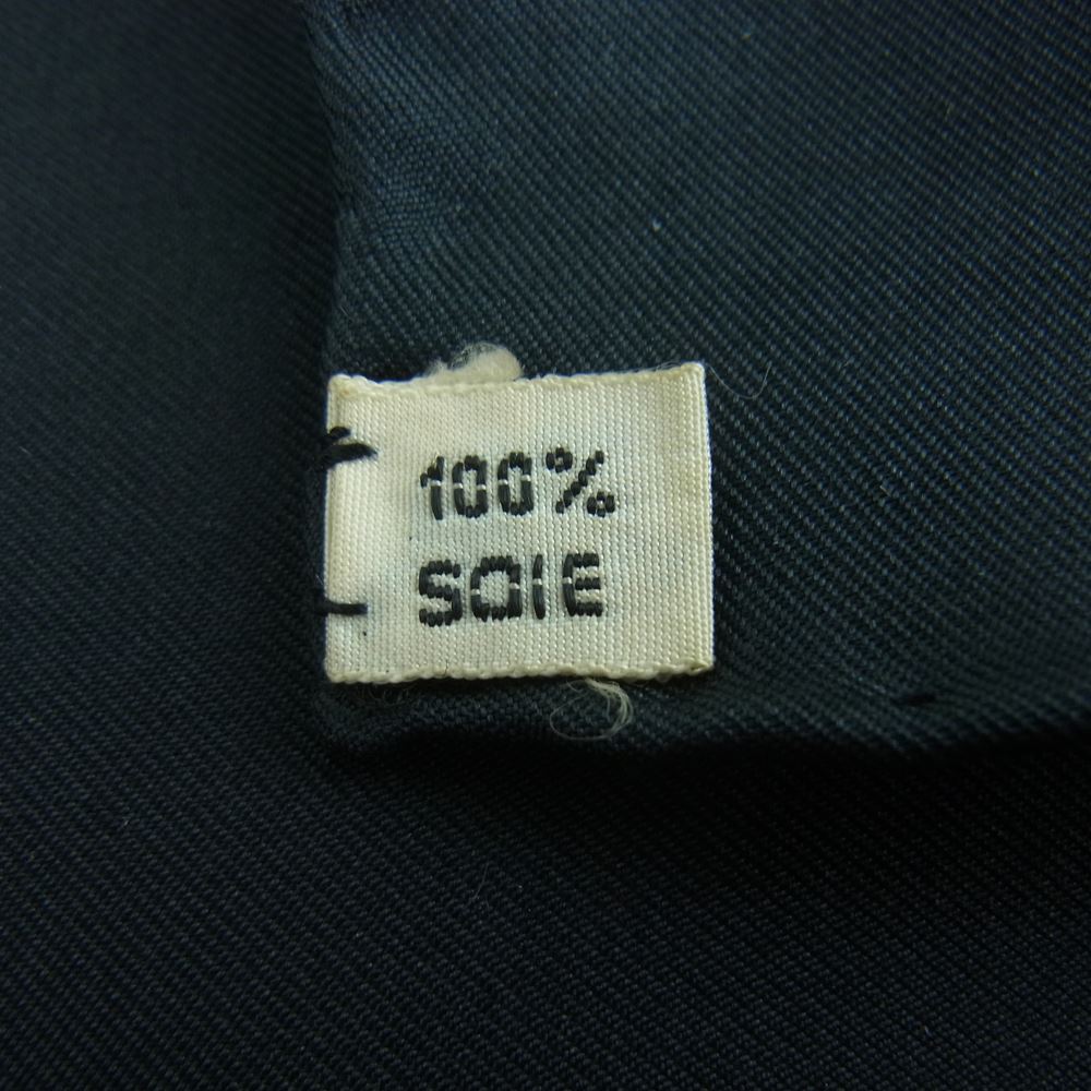 HERMES エルメス カレ 90 黄金の拍車 Eperon d'or シルク100％ スカーフ scarf ブラック系 オレンジ系【中古】