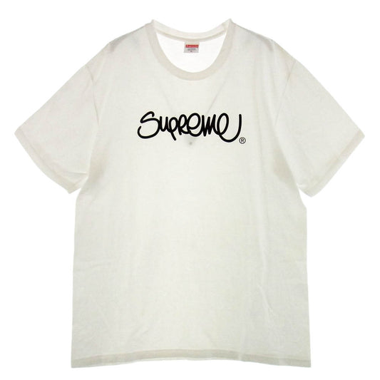 Supreme シュプリーム 22SS Handstyle Tee ハンドスタイル Tシャツ ホワイト系 M【中古】
