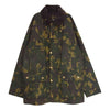 Barbour バブアー 1202140 国内正規品 Bourne Camo Waxed Jacket カーキ系 L【美品】【中古】