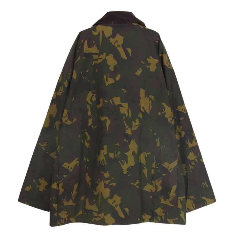 Barbour バブアー 1202140 国内正規品 Bourne Camo Waxed Jacket カーキ系 L【美品】【中古】