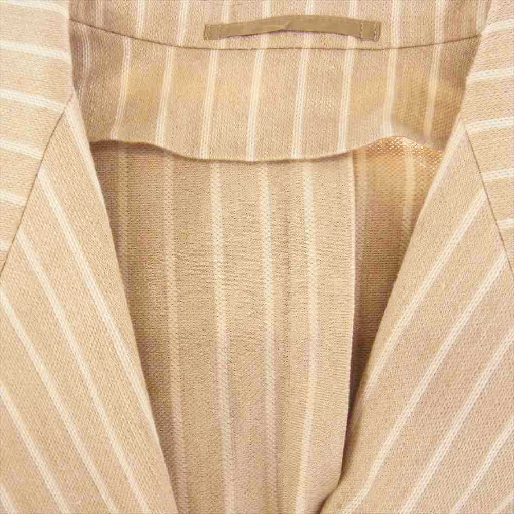 TOMORROWLAND トゥモローランド 61-07-21-07005 PILGRIM ピルグリム リネン混 ダブルテーラードジャケット ベージュ系 46【中古】