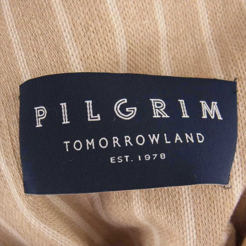 TOMORROWLAND PILGRIM リネン ベージュ ストライプ レーヨン