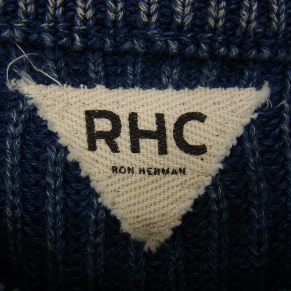 Ron Herman ロンハーマン インディゴ  コットン ニット クルー ブルー系 S【中古】