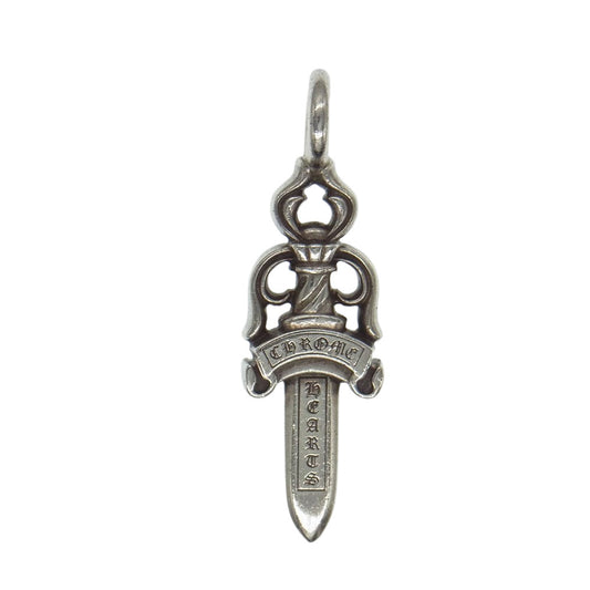 CHROME HEARTS クロムハーツ（原本無） DBL DAGGER ダブルダガー ペンダント シルバー系【中古】