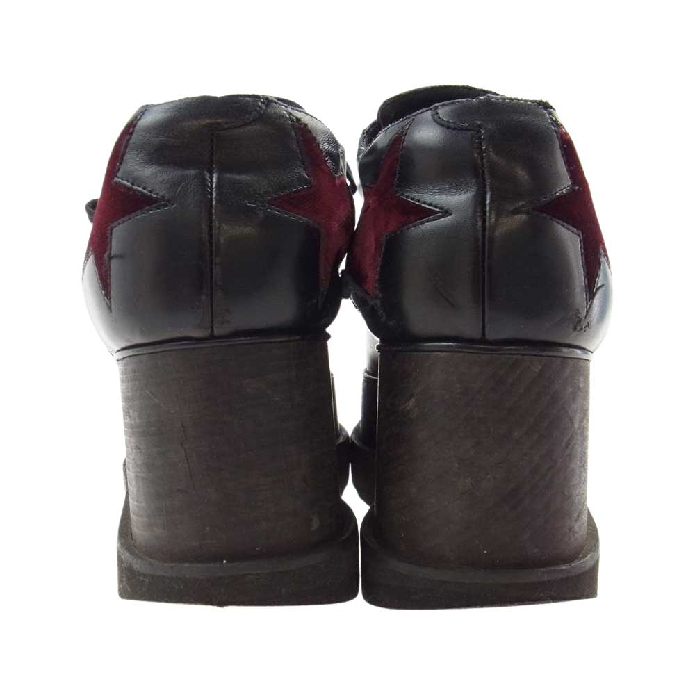 Stella McCartney ステラマッカートニー 363990 ELYSE STAR 厚底 スター シューズ ブラック系 37【中古】